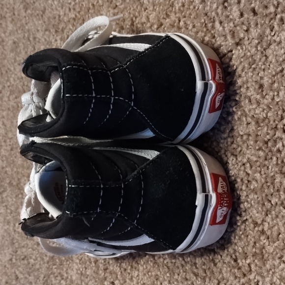 Vans off the wall US kids size 1.0 black - Picture 3 of 9